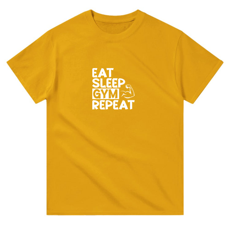 Eat Sleep Gym Repeat- Regular T-shirt
