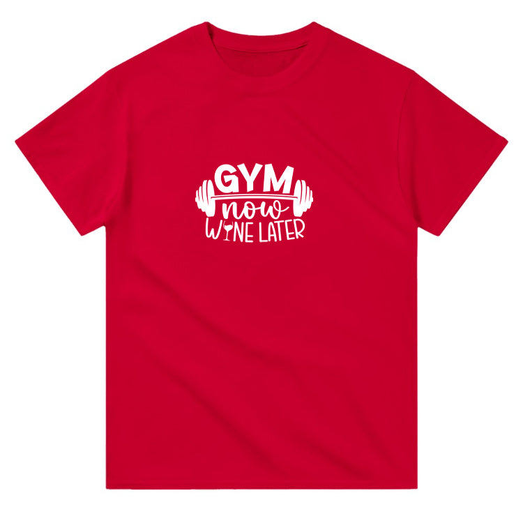 Gym Now Wine Later- Oversize T-shirt