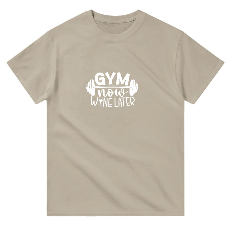 Gym Now Wine Later- Oversize T-shirt