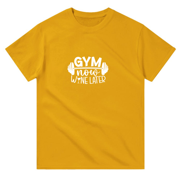 Gym Now Wine Later- Oversize T-shirt